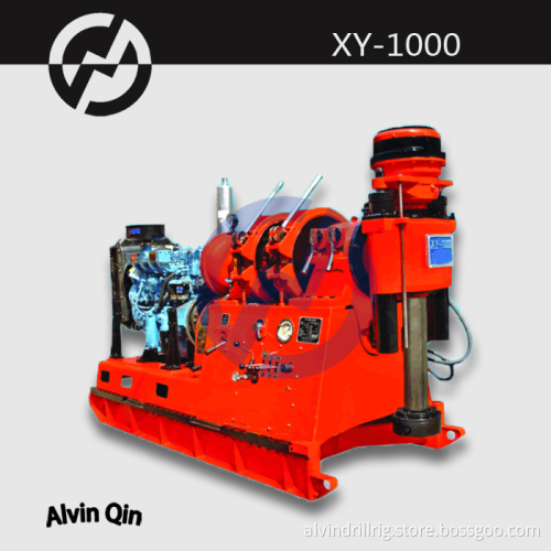 1000m depth water well drilling machine XY-1000